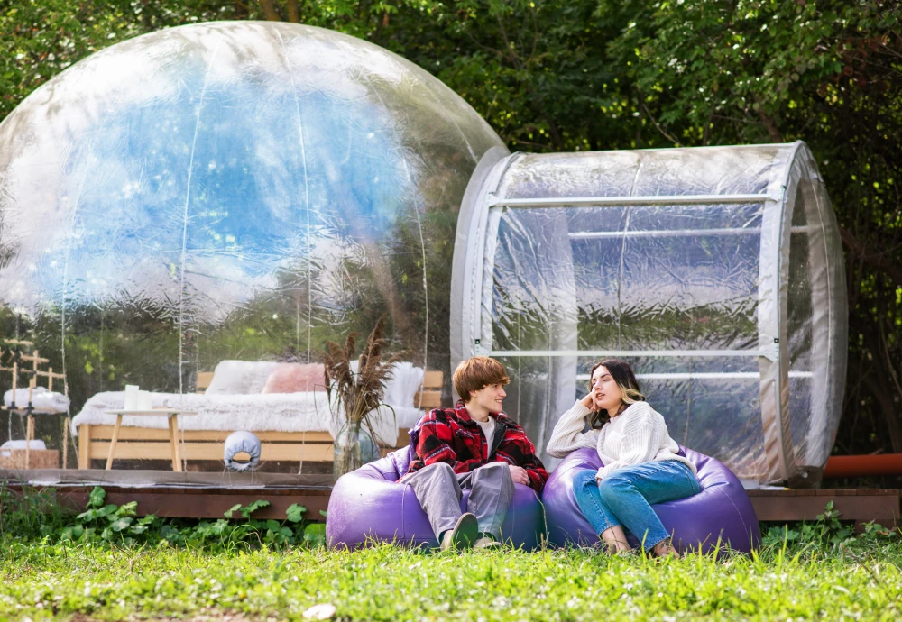 outdoor bubble tents