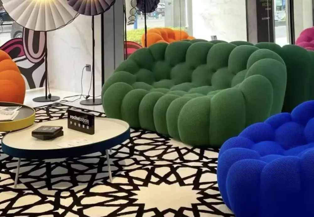 cream bubble sofa