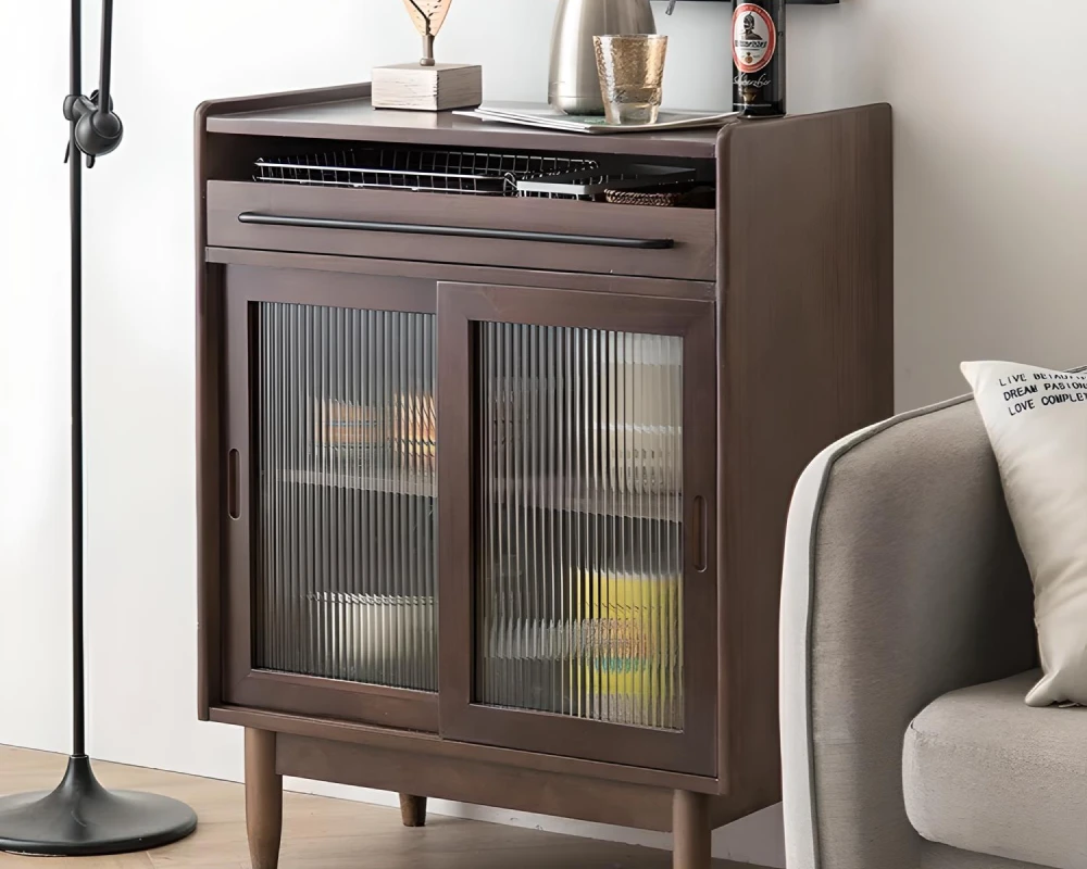 natural wood sideboard