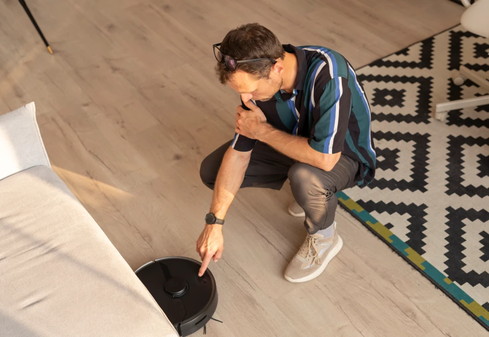 robot vacuum self cleaning